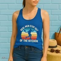 Real Stay Out Of The Kitchen Funny Pickleball Retro Cute Gift Women's Tank Top thumb 2