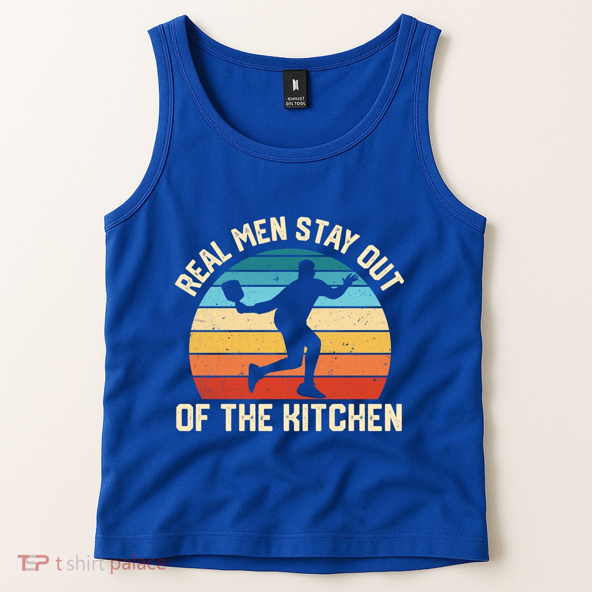 Real Stay Out Of The Kitchen Funny Pickleball Retro Cute Gift Tank Top