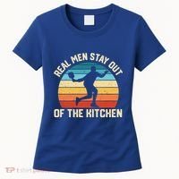 Real Stay Out Of The Kitchen Funny Pickleball Retro Cute Gift Women's T-Shirt thumb 0