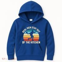 Real Stay Out Of The Kitchen Funny Pickleball Retro Cute Gift Kids Hoodie thumb 0