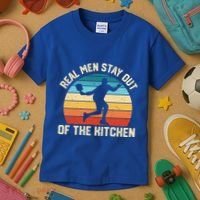 Real Stay Out Of The Kitchen Funny Pickleball Retro Cute Gift Kids T-Shirt thumb 3