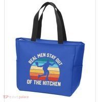 Real Stay Out Of The Kitchen Funny Pickleball Retro Cute Gift Tote Bag thumb 3