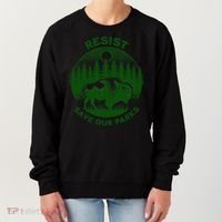 Resist Save Our Parks Bison Buffalo Women's Sweatshirt thumb 0