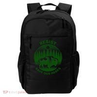Resist Save Our Parks Bison Buffalo Backpack thumb 0