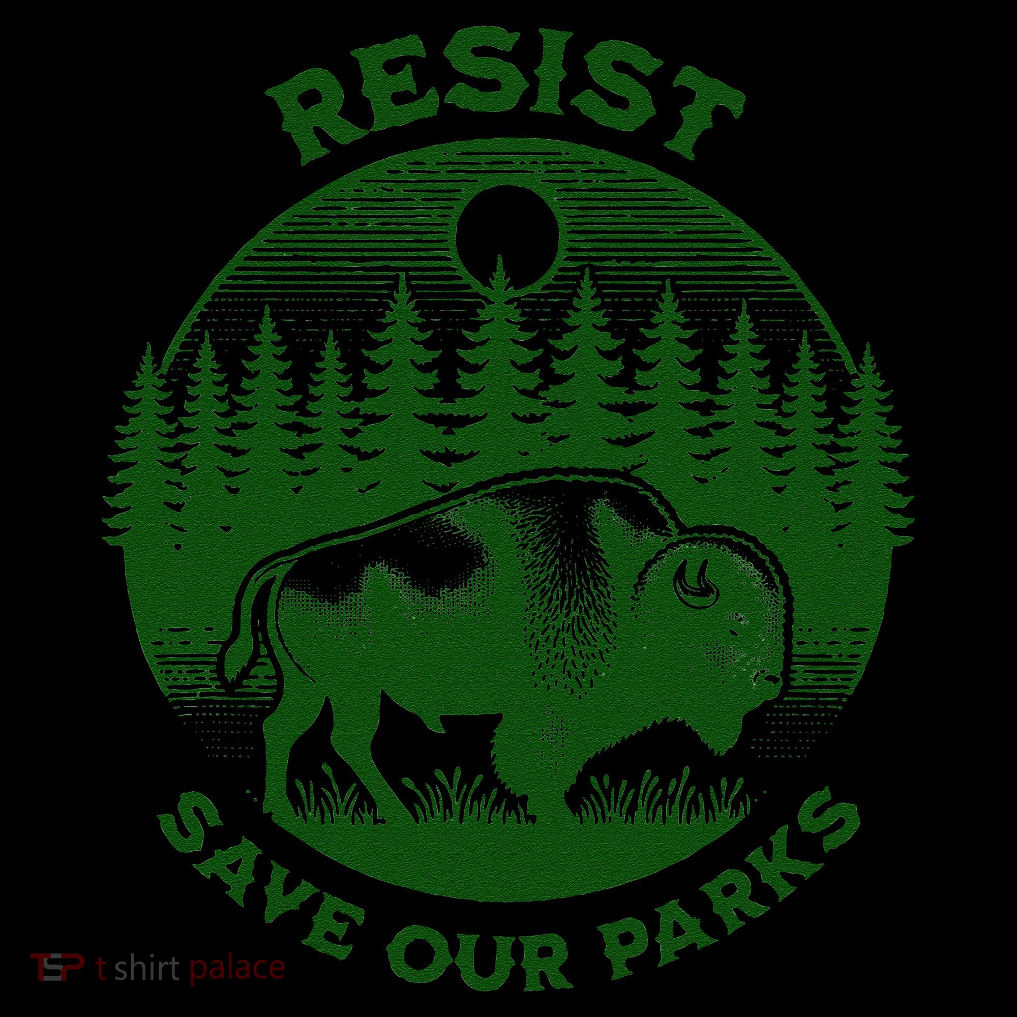 Resist Save Our Parks Bison Buffalo Coffee Mug