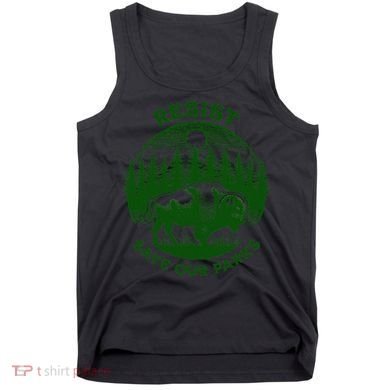 Resist Save Our Parks Bison Buffalo Tank Top