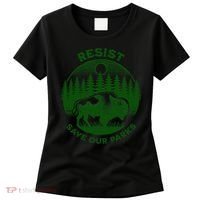 Resist Save Our Parks Bison Buffalo Women's T-Shirt thumb 0