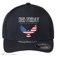 R.E.D. Support Our Troops Wear Red On Friday Flexfit Unipanel Trucker Cap thumb 0