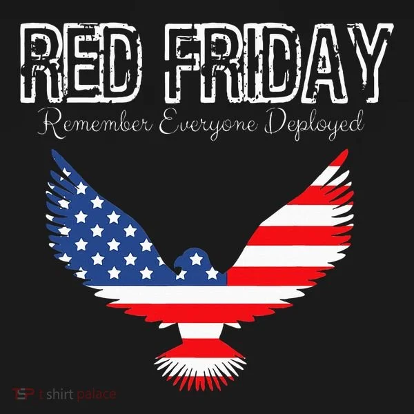 R.E.D. Support Our Troops Wear Red On Friday Bucket Hat