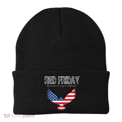 R.E.D. Support Our Troops Wear Red On Friday Beanie