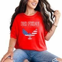 R.E.D. Support Our Troops Wear Red On Friday Comfort Colors T-Shirt thumb 0
