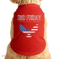 R.E.D. Support Our Troops Wear Red On Friday Doggie Tank thumb 0
