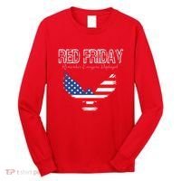 R.E.D. Support Our Troops Wear Red On Friday Long Sleeve Shirt thumb 0