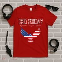 R.E.D. Support Our Troops Wear Red On Friday T-Shirt thumb 5