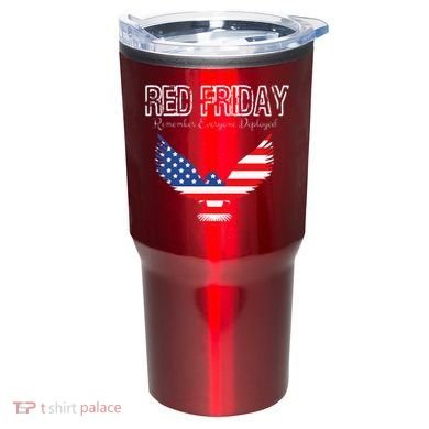 R.E.D. Support Our Troops Wear Red On Friday Tumbler