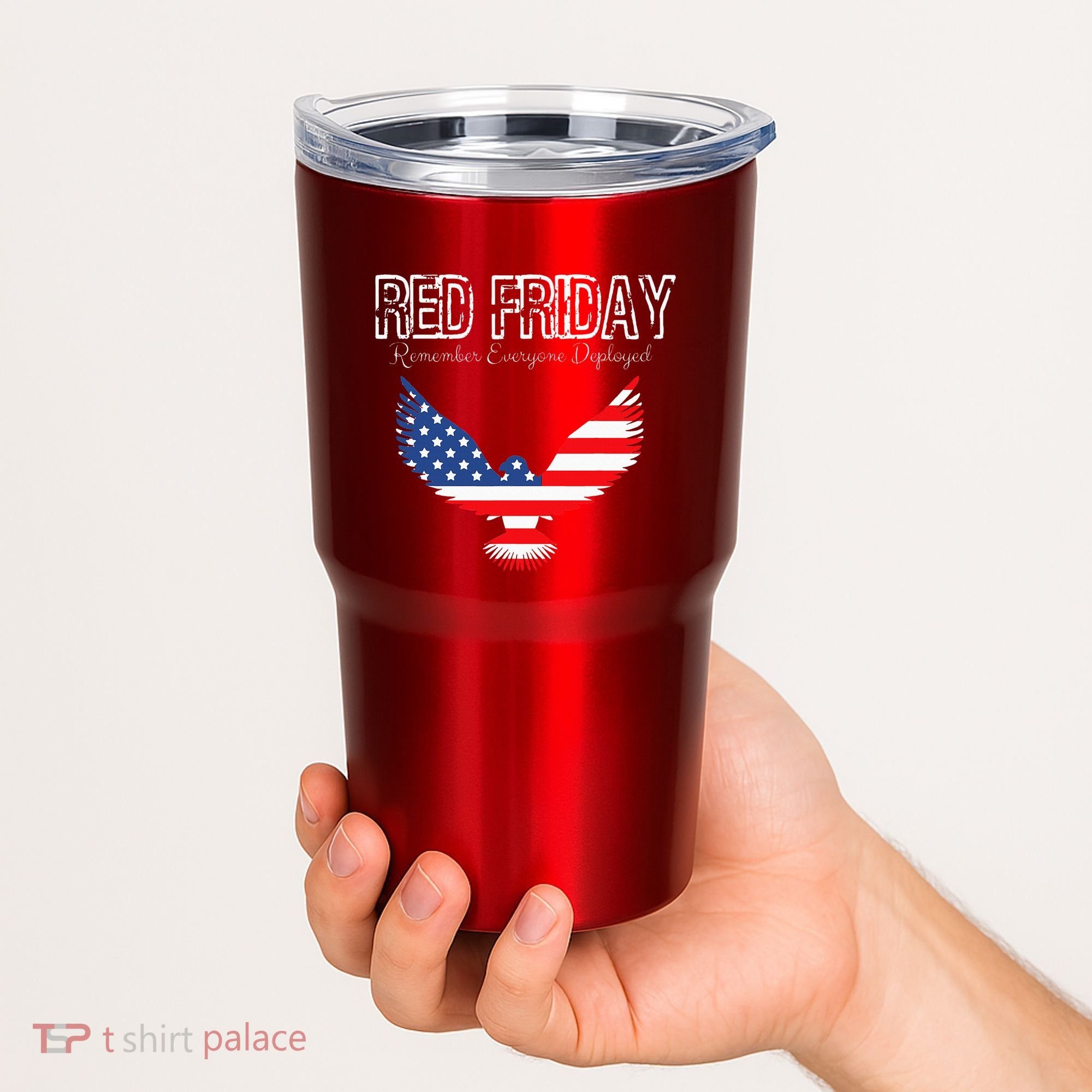 R.E.D. Support Our Troops Wear Red On Friday Tumbler