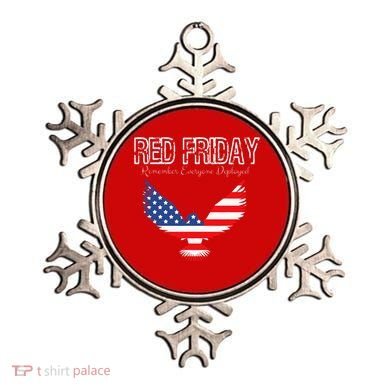 R.E.D. Support Our Troops Wear Red On Friday Ornament