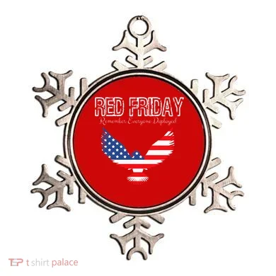 R.E.D. Support Our Troops Wear Red On Friday Ornament