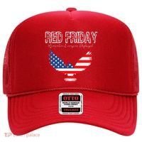 R.E.D. Support Our Troops Wear Red On Friday Hat thumb 0