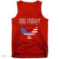 R.E.D. Support Our Troops Wear Red On Friday Tank Top thumb 0