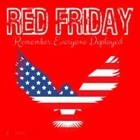 R.E.D. Support Our Troops Wear Red On Friday Women's Long Sleeve Shirt thumb 2