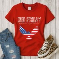 R.E.D. Support Our Troops Wear Red On Friday Women's T-Shirt thumb 3