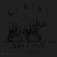 Resist Save Our Parks Us Alt National Parks Bear Silhouette Women's Sweatshirt thumb 2