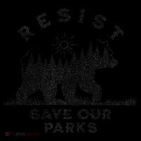 Resist Save Our Parks Us Alt National Parks Bear Silhouette Coffee Mug thumb 5