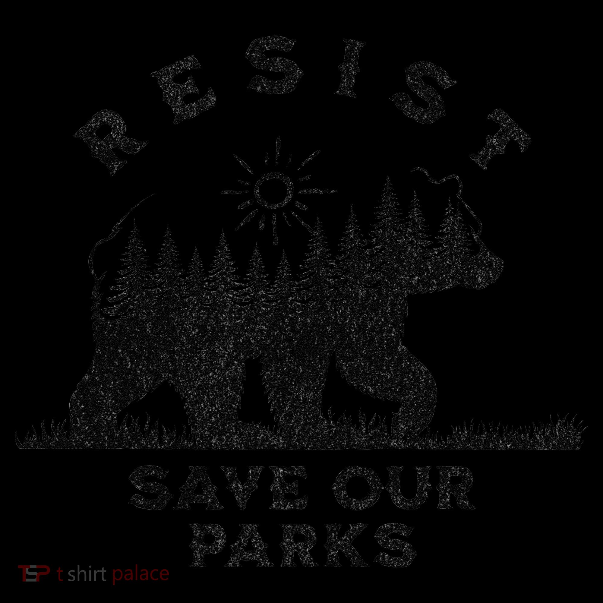Resist Save Our Parks Us Alt National Parks Bear Silhouette Coffee Mug