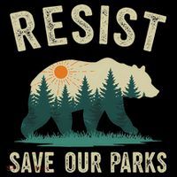 Resist Save Our Parks Alt US National Parks Bear Nature Gift Coffee Mug thumb 5