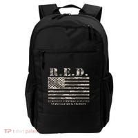 RED Support Our Troops Wear Red On Friday Military Backpack thumb 0