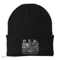 RED Support Our Troops Wear Red On Friday Military Beanie thumb 0