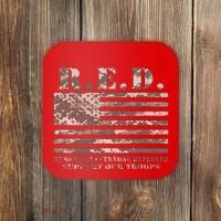 RED Support Our Troops Wear Red On Friday Military Coaster thumb 0