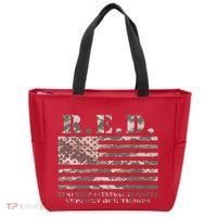 RED Support Our Troops Wear Red On Friday Military Tote Bag thumb 0