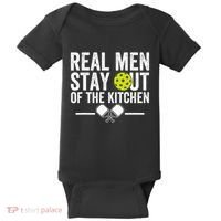 Real Stay Out Of The Kitchen Baby Bodysuit thumb 0