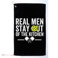 Real Stay Out Of The Kitchen Golf Towel thumb 0