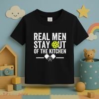 Real Stay Out Of The Kitchen Toddler T-Shirt thumb 3