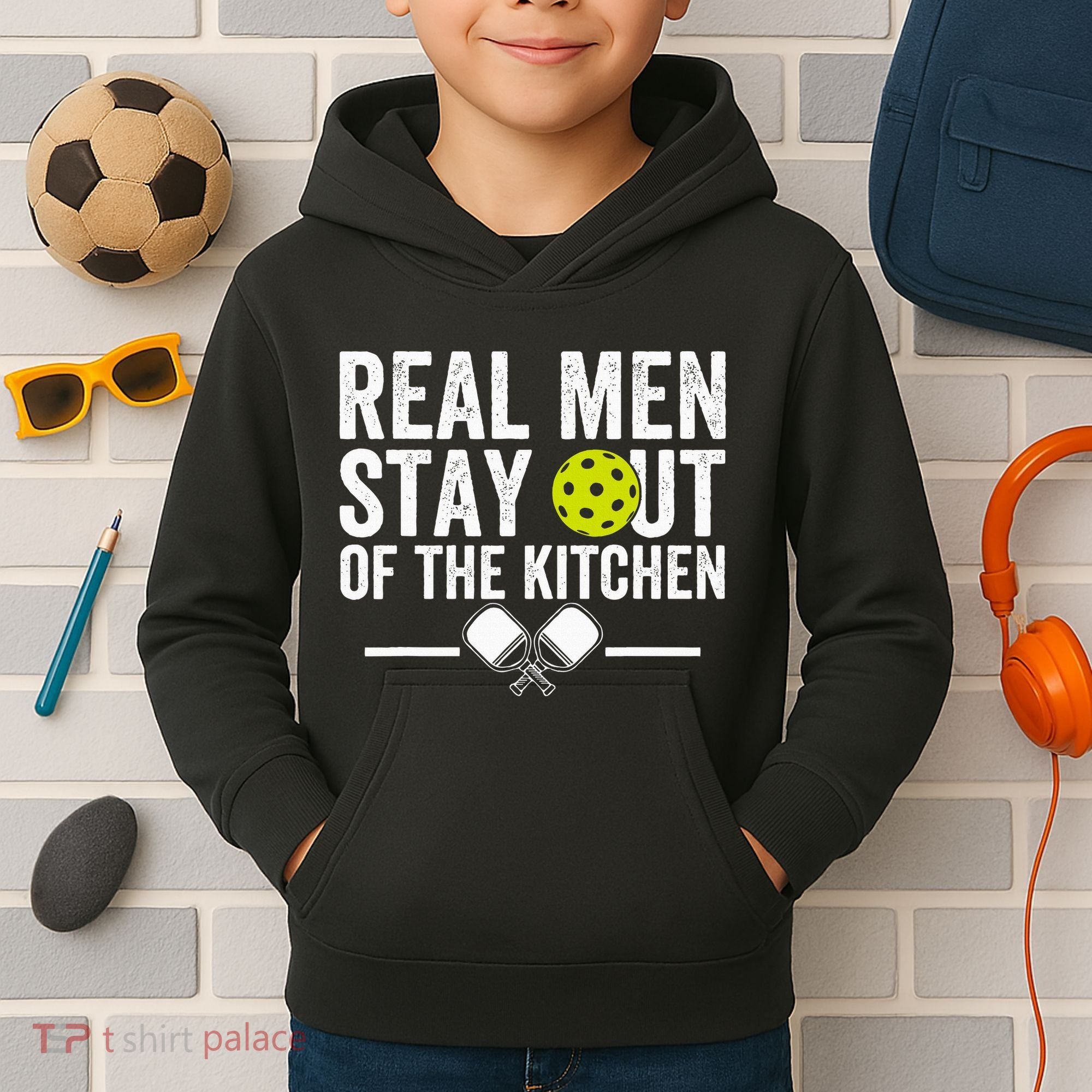 Real Stay Out Of The Kitchen Kids Hoodie