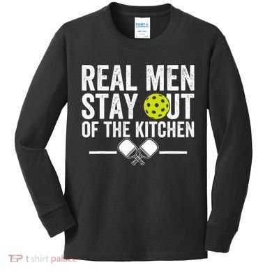 Real Stay Out Of The Kitchen Kids Long Sleeve Shirt