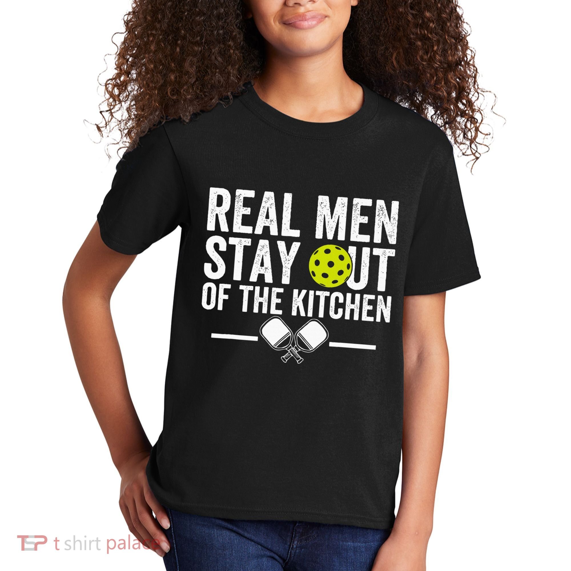 Real Stay Out Of The Kitchen Kids T-Shirt