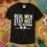 Real Stay Out Of The Kitchen Kids T-Shirt thumb 3