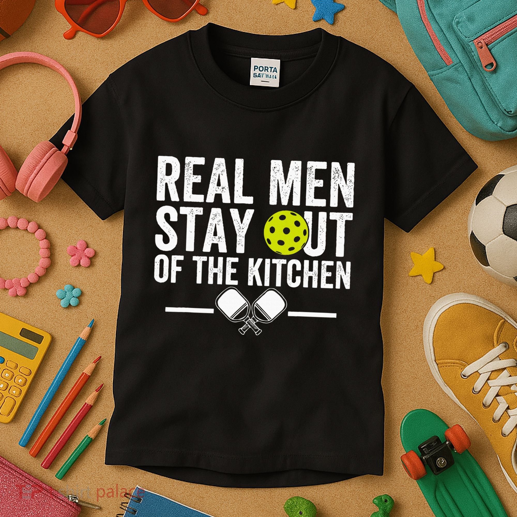 Real Stay Out Of The Kitchen Kids T-Shirt