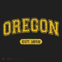 Retro Schoolstyle Oregon 1859 Distressed Women's Sweatshirt thumb 2