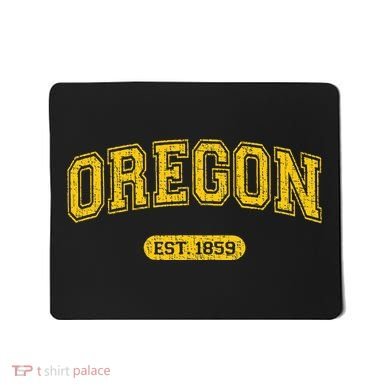 Retro Schoolstyle Oregon 1859 Distressed Mousepad