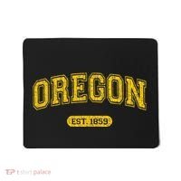 Retro Schoolstyle Oregon 1859 Distressed Mousepad thumb 0
