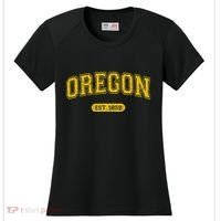 Retro Schoolstyle Oregon 1859 Distressed Women's Cooling Performance Crew T-Shirt thumb 0