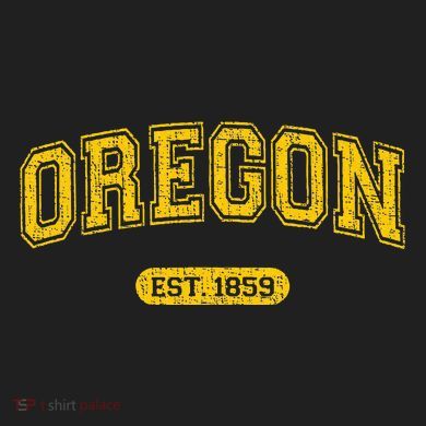 Retro Schoolstyle Oregon 1859 Distressed Women's Cooling Performance Crew T-Shirt