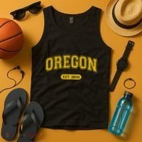 Retro Schoolstyle Oregon 1859 Distressed Tank Top thumb 4