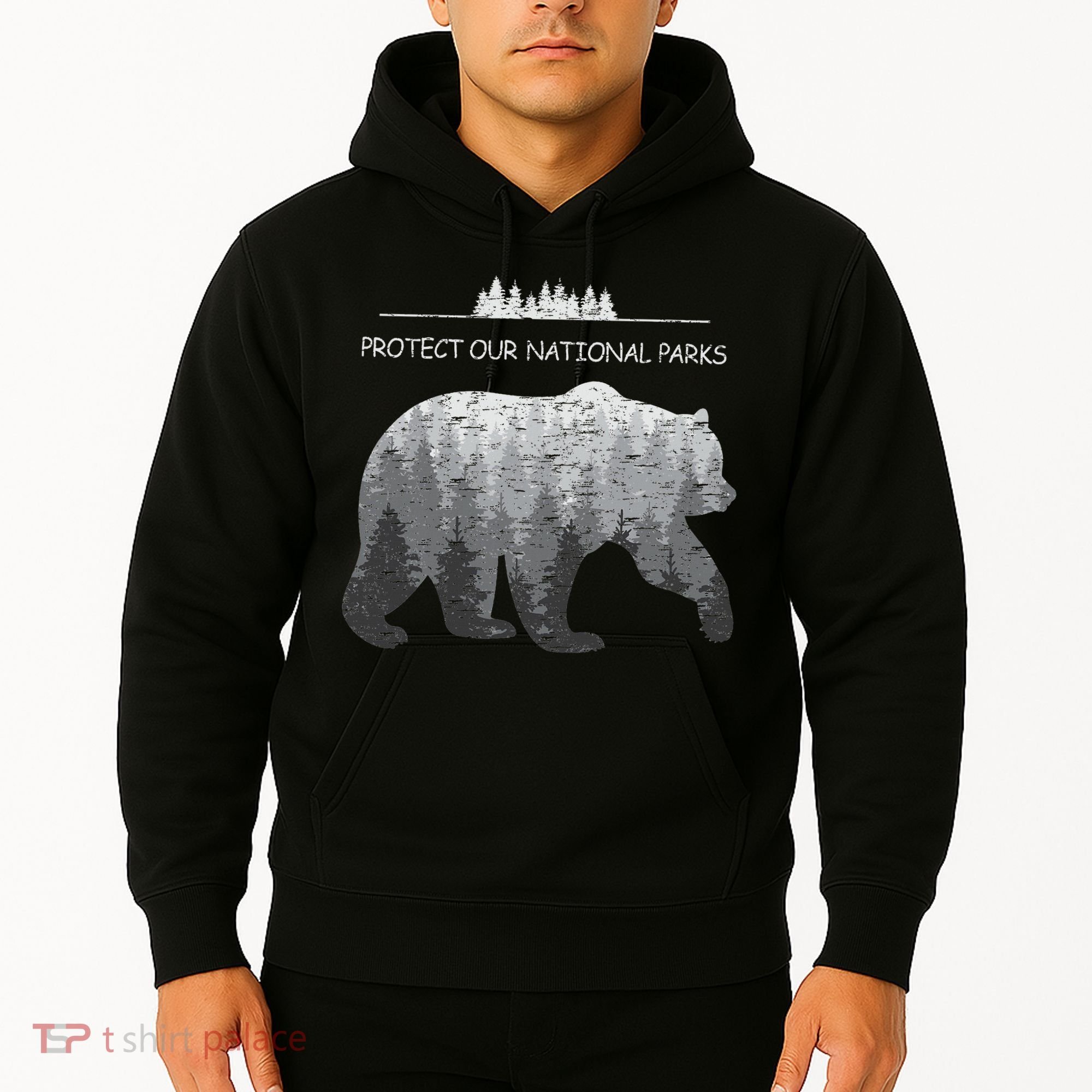 Resist Save Our Parks Alt Us National Parks Bear Nature Hoodie