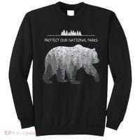 Resist Save Our Parks Alt Us National Parks Bear Nature Sweatshirt thumb 0